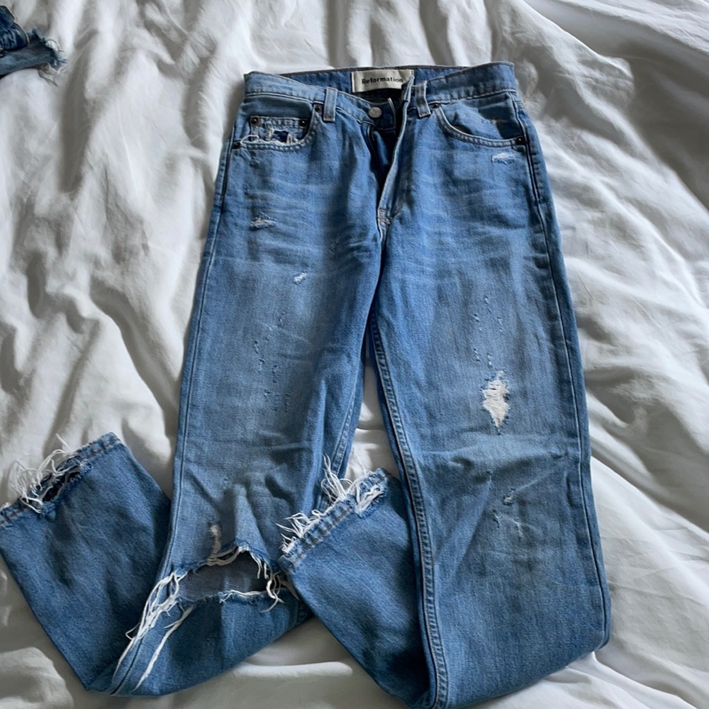 Reformation Ripped Jeans